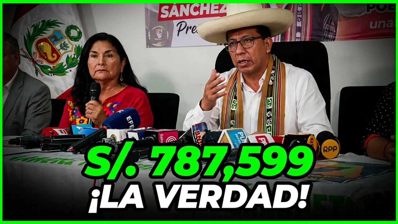 Reproducir: ÚLTIMO MINUTO! ROBERTO SANCHEZ RINDE CUENTAS YAPE EN CONFERENCIA