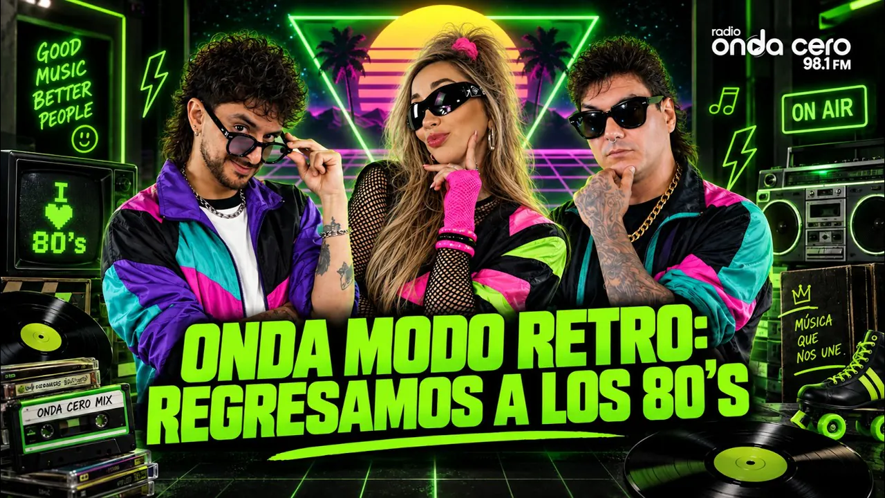 Reproducir: ONDA RETRO: Regresamos a los 80's🔥😮💨 - A TODA ONDA - RADIO ONDA CERO