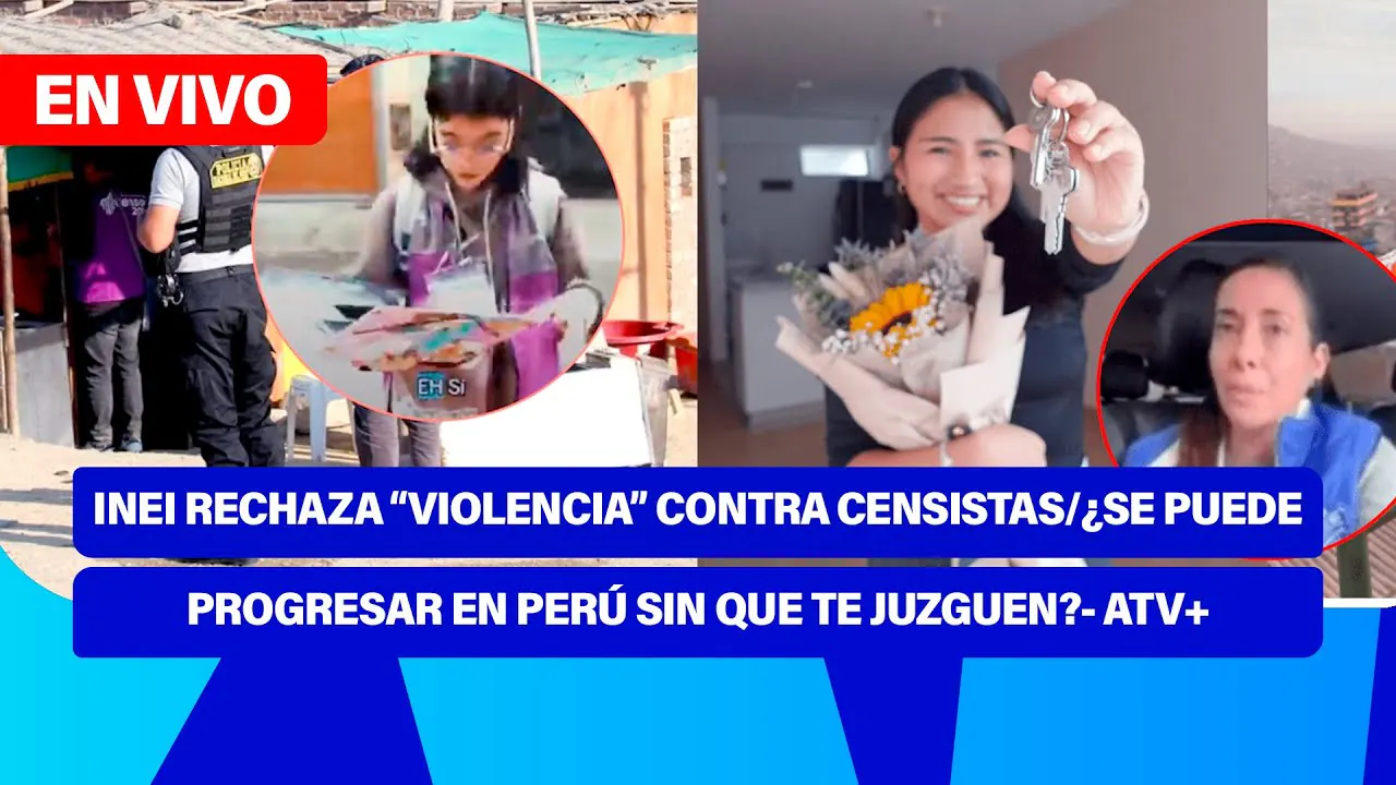 Reproducir: Fe de Erratas 📱🎙️ | INEI RECHAZA “VIOLENCIA” A CENSISTAS/ LIZETH ATOCCSA Y SU BECA 18 - ATV+