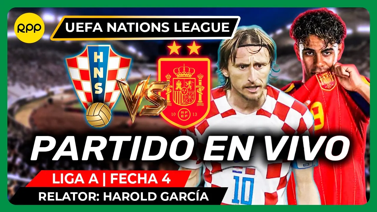 Reproducir: CROACIA VS ESPAÑA 🔴EN VIVO UEFA NATIONS LEAGUE 2026-27 | Transmisión Oficial RPP