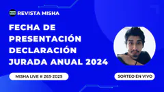 Fecha de presentación Declaración Jurada Anual 2024