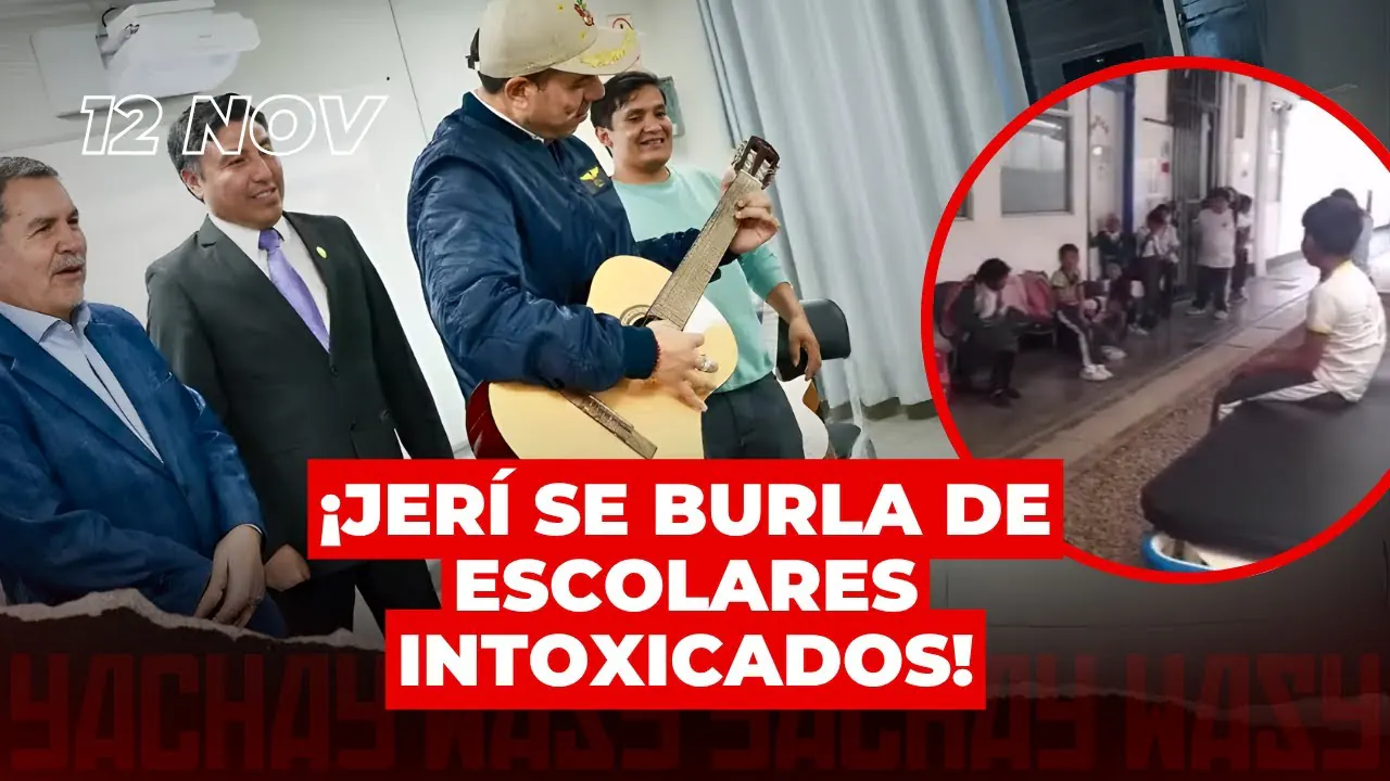 Reproducir: JERÍ canta mientras escolares se intoxican en HUÁNUCO | RECHAZAN a Delia Espinoza - 12 NOV