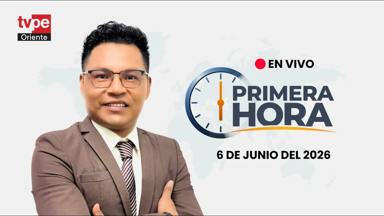 Reproducir: 🔴 TVPerú Oriente EN VIVO HOY | Noticias de la Amazonía peruana – 6 de Junio 2026