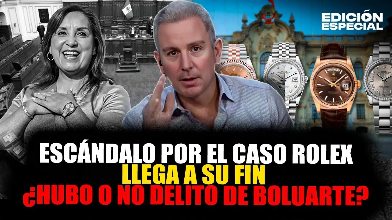 Reproducir: #EnVivo Dina Boluarte: Denuncia por caso Rolex llega a su fin en el congreso