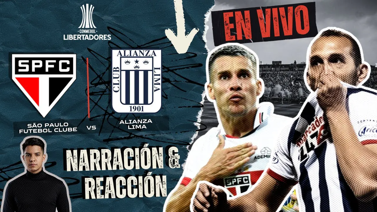 Reproducir: 🔴 SÃO PAULO FC VS ALIANZA LIMA #ENVIVO COPA LIBERTADORES 2025 |GRUPO D FECHA 2 |Estadio MorumBIS