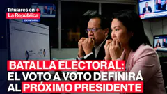 ¡Final de infarto! KEIKO y SÁNCHEZ separados por un MÍNIMO MARGEN ELECTORAL #tlr