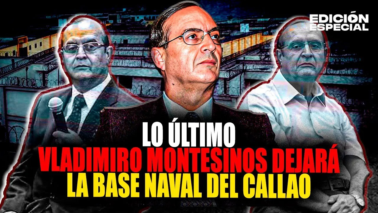 Reproducir: #EnVivo Vladimiro Montesinos dejará la Base Naval del Callao para ser trasladado al penal Ancón II