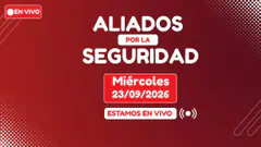 EN VIVO Aliados por la seguridad │Miércoles 23 de setiembre de 2026