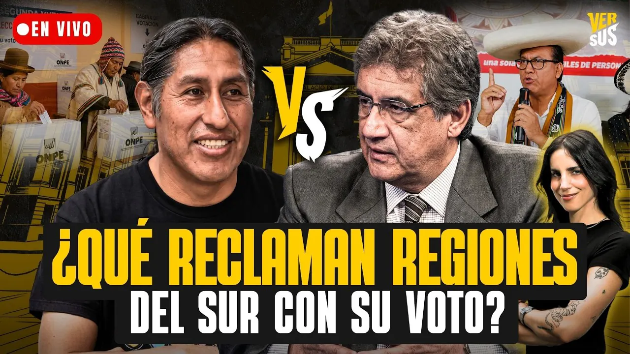 Reproducir: 🟠 ¿QUÉ ESTÁ EXPRESANDO EL VOTO DEL SUR? CENTRALISMO, Y DESCONTENTO: SHEPUT Y VILCA | Versus