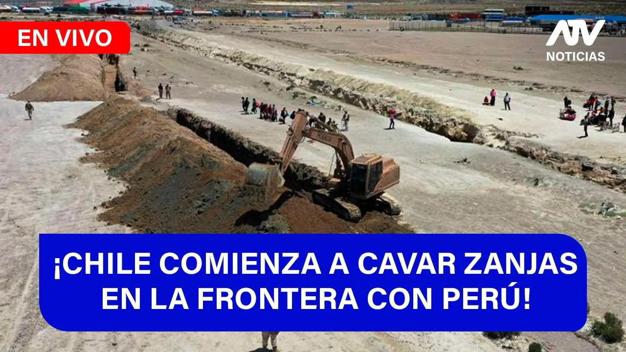 Reproducir: De 5 a 7 🎧✨¡CHILE COMIENZA A CAVAR ZANJAS EN LA FRONTERA CON PERÚ! - ATV+