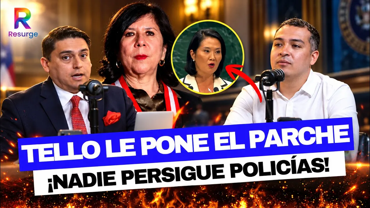 Reproducir: 🔴JANET TELLO LE PONE PARCHE A KEIKO: ''NADIE PERSIGUE POLICÍAS NI MILITARES''🔥