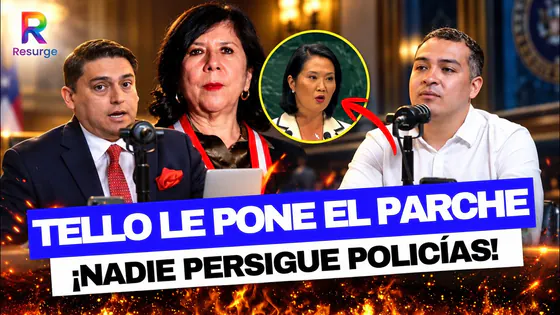 JANET TELLO LE PONE PARCHE A KEIKO: ''NADIE PERSIGUE POLICÍAS NI MILITARES''