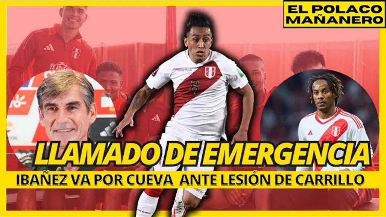 Reproducir: CARRILLO LESIONADO,  VUELVE CUEVITA A LA SELECCIÓN  - 🟡 EL POLACO MAÑANERO 🇵🇪