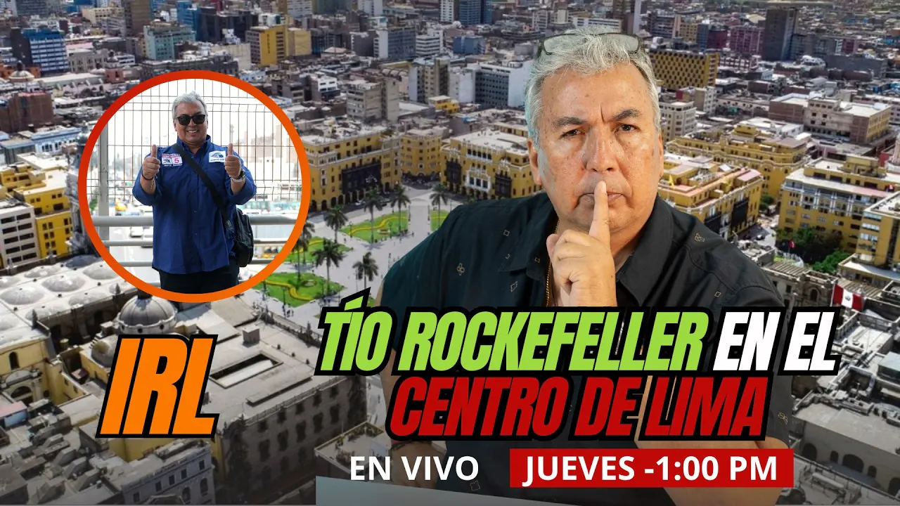 Reproducir: TIO ROCKEFELLER EN EL CENTRO DE LIMA IRL - ESO HABLALO