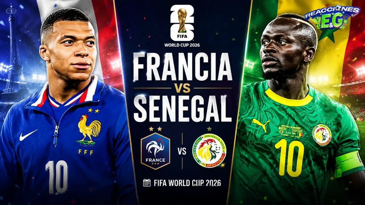 Reproducir: [REACCION] FRANCIA VS SENEGAL REACCIÓN EN VIVO | COPA DEL MUNDO 2026