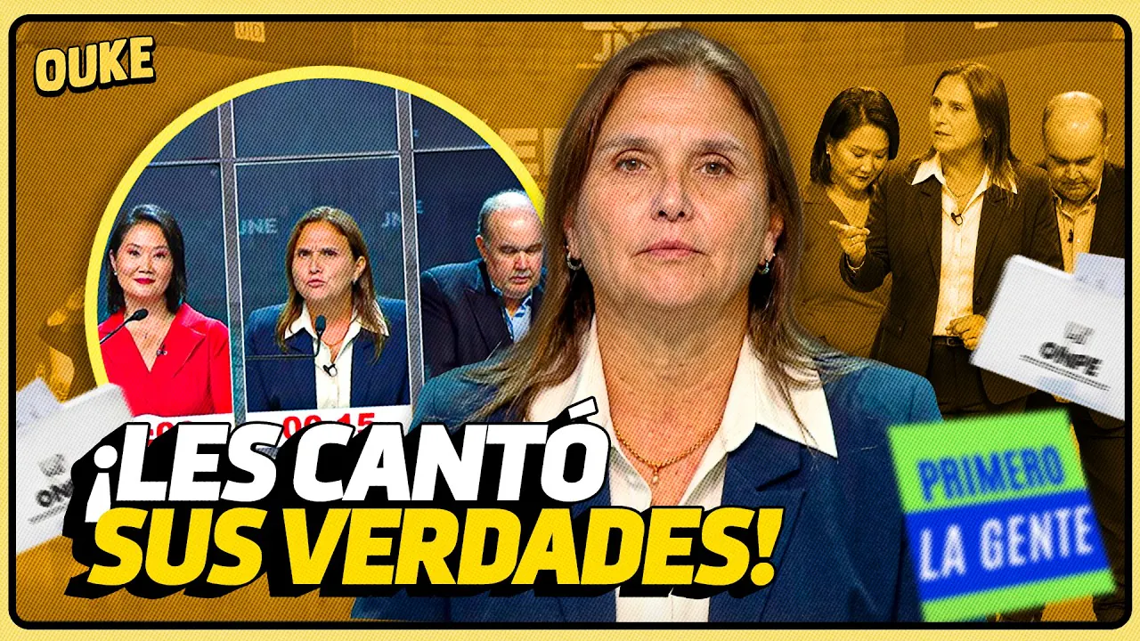 Reproducir: MARISOL PÉREZ TELLO PARCHA A KEIKO Y LÓPEZ ALIAGA | OUKE 🟡
