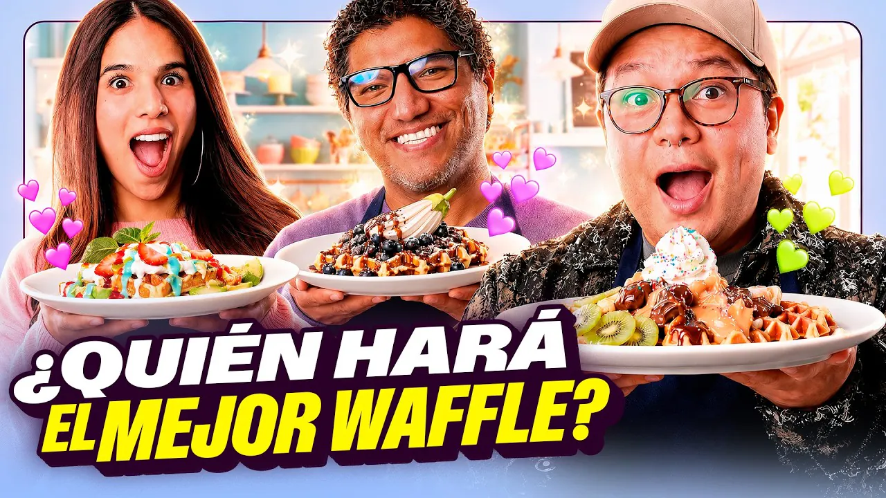 Reproducir: VERSUS DE COCINA EN VIVO | ¿QUIÉN HARÁ EL MEJOR WAFFLE? | OH MY GOOD