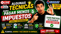 Algunas tecnicas para pagar menos impuestos para las empresas