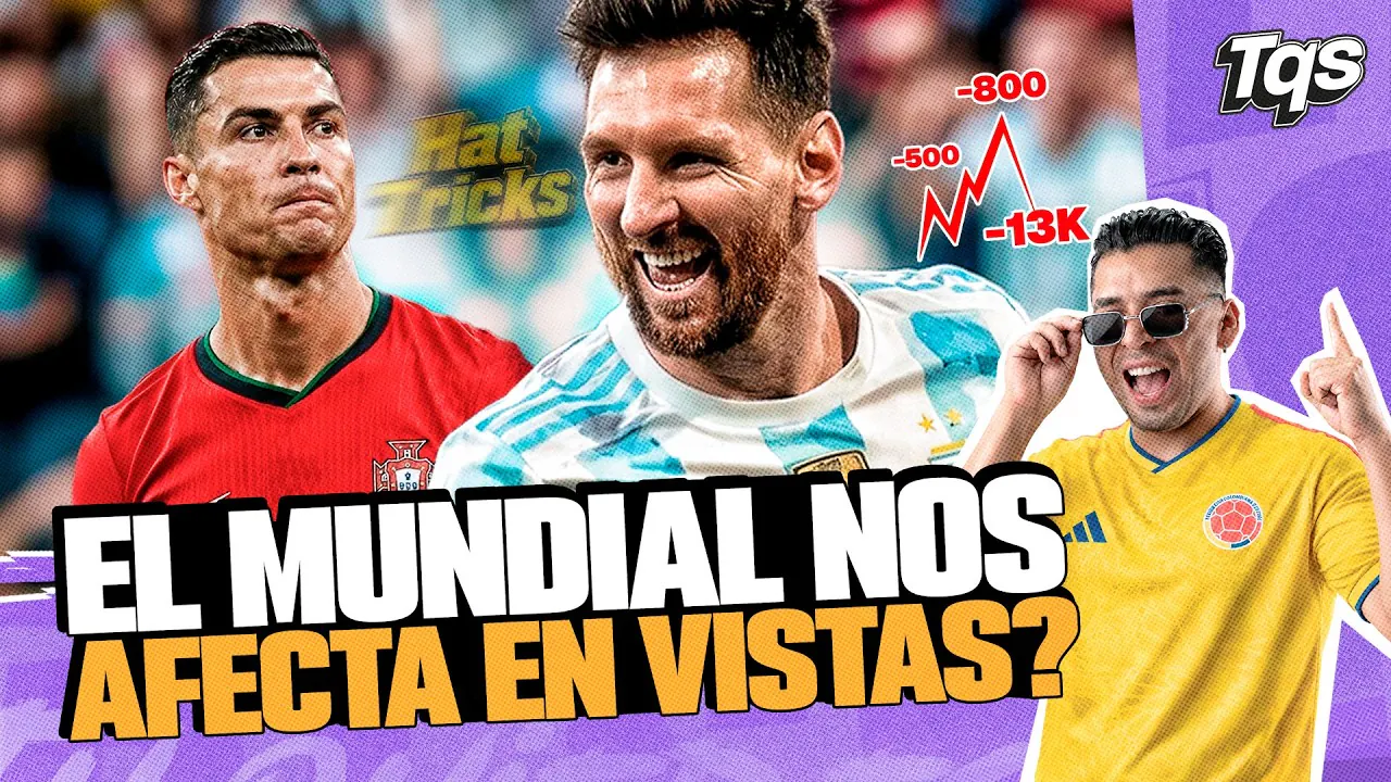 Reproducir: #TQS | MESSI ES MÁS QUE CR7? EL MUNDIAL NOS AFECTA LAS VISTAS | FACTURAS! 🔥