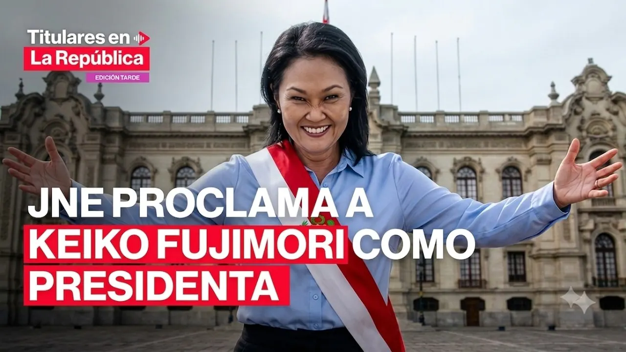 Reproducir: 🔴 KEIKO ES PROCLAMADA OFICIALMENTE PRESIDENTA POR JURADO NACIONAL DE ELECCIONES #tlr