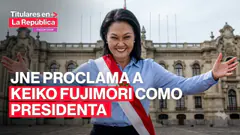 KEIKO ES PROCLAMADA OFICIALMENTE PRESIDENTA POR JURADO NACIONAL DE ELECCIONES #tlr