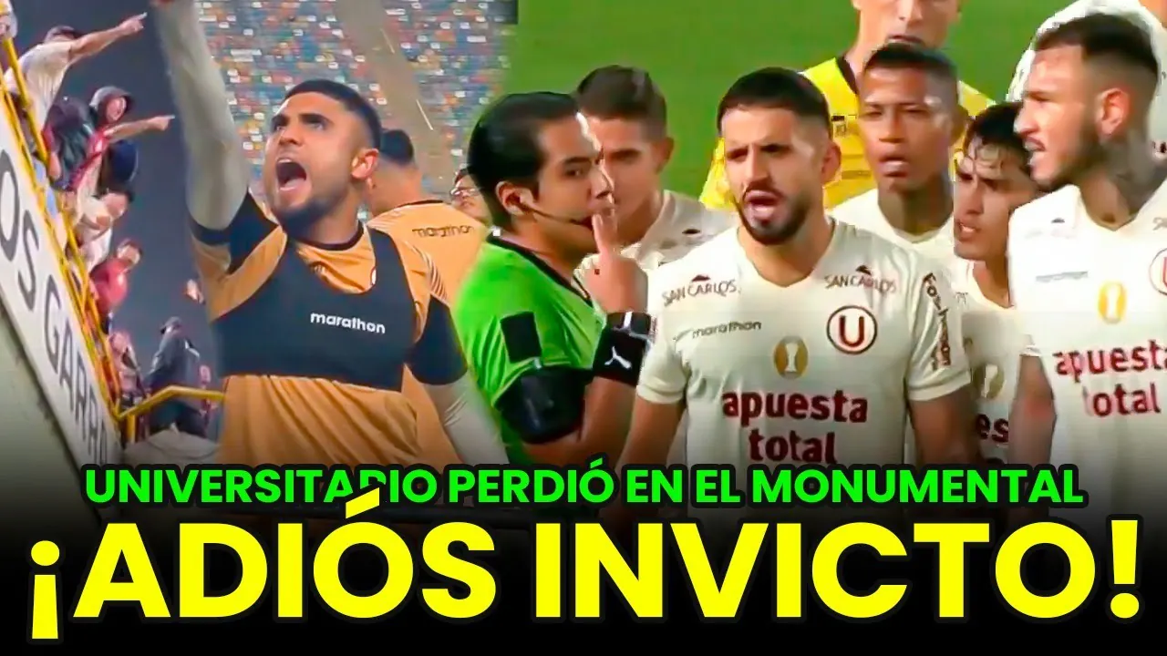 Reproducir: 🔴 #ENVIVO | UNIVERSITARIO CAYÓ 0-1 ANTE ALIANZA ATLÉTICO Y PERDIÓ EL INVICTO EN EL MONUMENTAL
