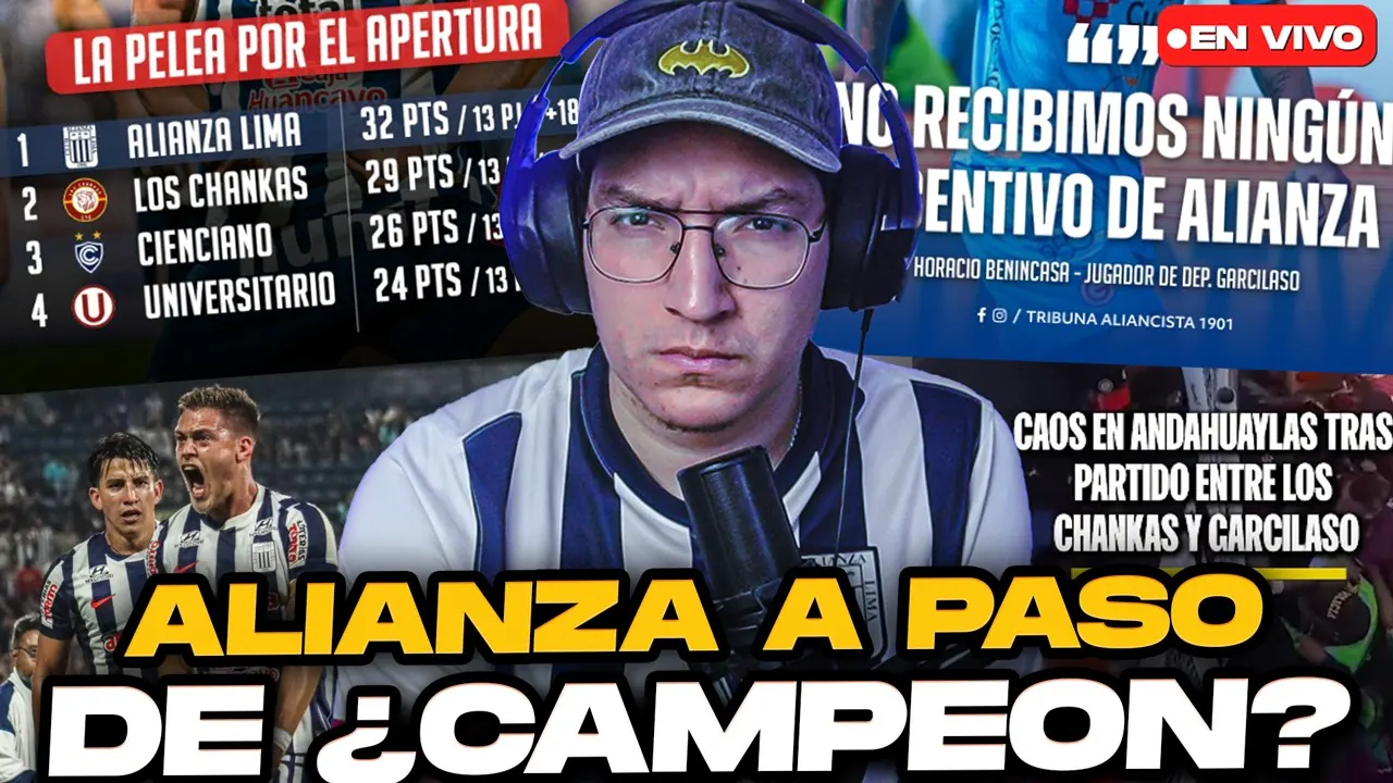 Reproducir: ¡Alianza Lima A PASO de CAMPEÓN! ¿Guerrero LLEGA ante CRISTAL?