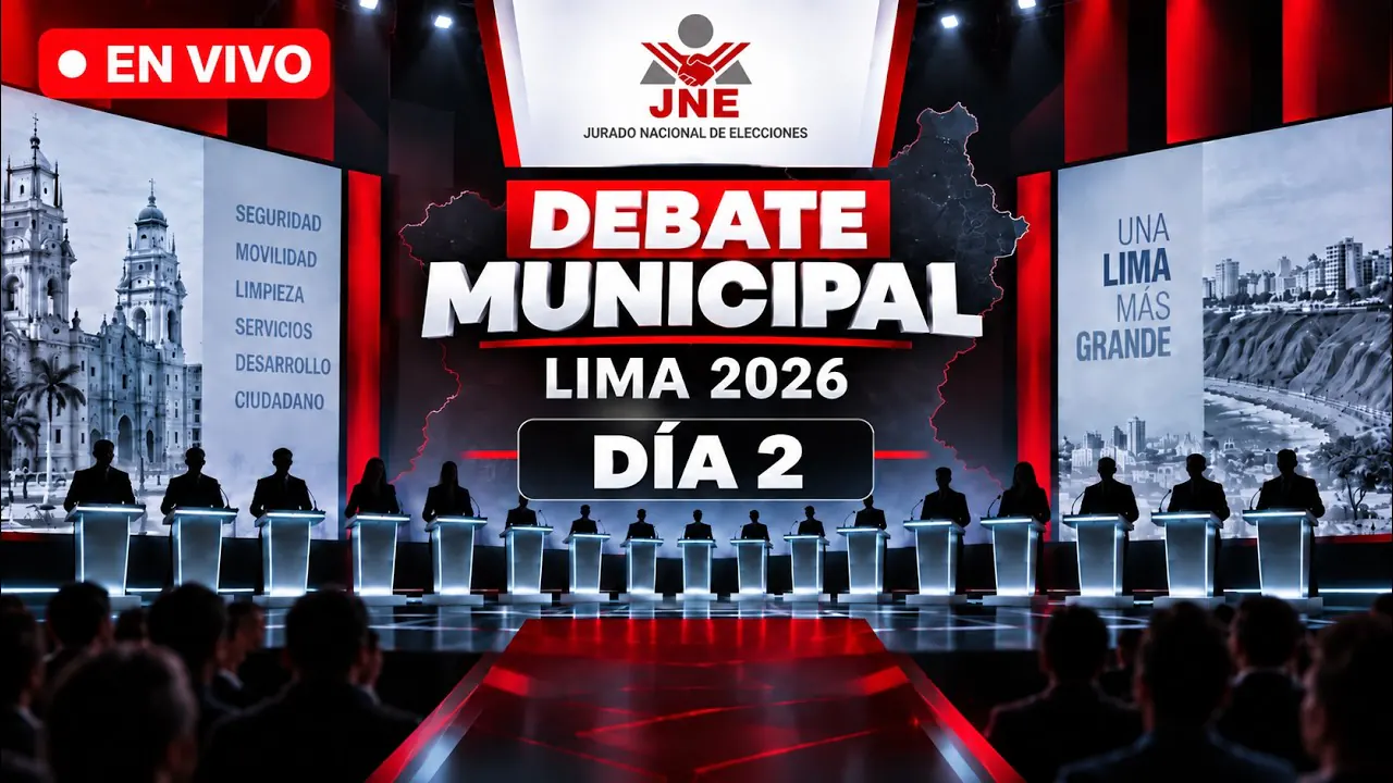 Reproducir: 🔴 DEBATE MUNICIPAL LIMA 2026 EN VIVO: PROPUESTAS DE CANDIDATOS A LA ALCALDÍA | DÍA 2 | El Comercio