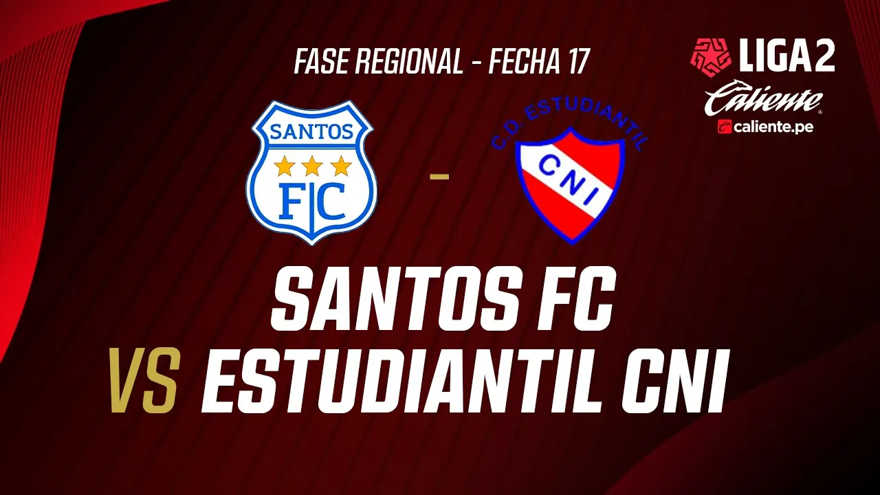 Reproducir: 🔴 EN VIVO | SANTOS F.C. VS ESTUDIANTIL CNI | FASE REGIONAL LIGA 2 CALIENTE | FECHA 17