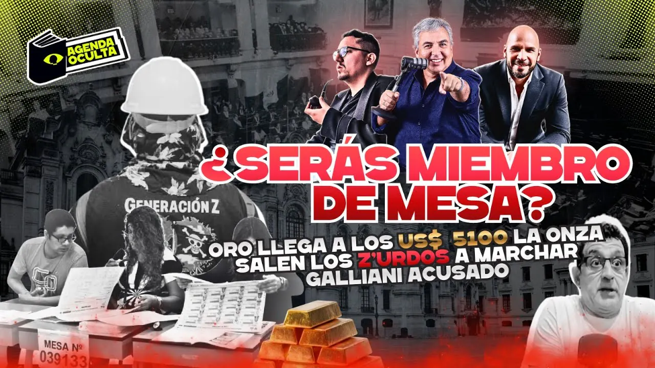 Reproducir: ZURDOS ACUSAN A SERGIO GALLIANI, ¿SERÁS MIEMBRO DE MESA? - AGENDA OCULTA