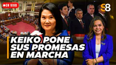 KEIKO FUJIMORI ACELERA SUS PRIMERAS REFORMAS Y PIDE FACULTADES AL CONGRESO | S8