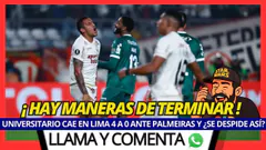 ¡NOCHE DE TERROR! | UNIVERSITARIO 0-4 PALMEIRAS
