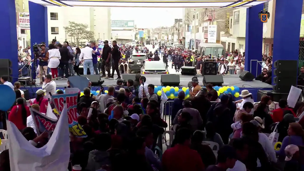 Reproducir: Inauguración de la av. Miguel Grau en SMP | 5 de octubre