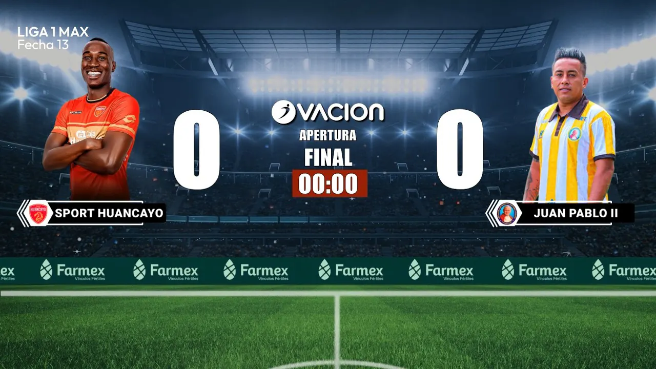 Reproducir: SPORT HUANCAYO VS JUAN PABLO II por RADIO OVACION 🔴 #ENVIVO | LIGA 1 MAX