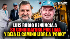 #EnVivo Rafael López Aliaga va por Lima: Luis Rubio renuncia a su candidatura