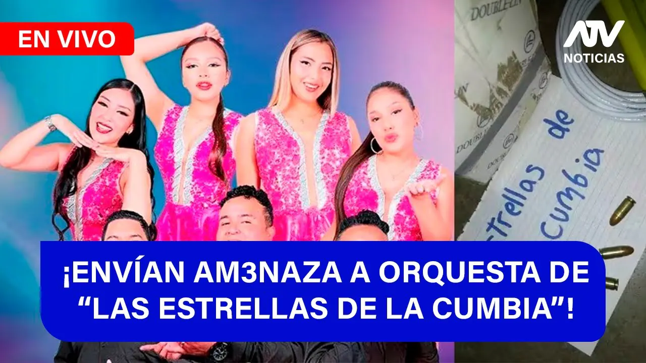 Reproducir: De 5 a 7 🎧✨📱🎙️| ¡ENVÍAN AM3NAZA A ORQUESTA “LAS ESTRELLAS DE LA CUMBIA”! - ATV+
