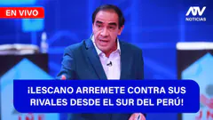De 5 a 7 ¡LESCANO ARREMETE CONTRA SUS RIVALES DESDE EL SUR DEL PERÚ! - ATV+
