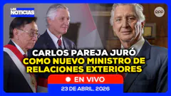 Carlos Pareja es el nuevo canciller #LasNoticias