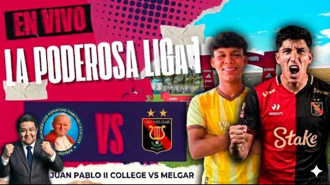 Reproducir: ⚽ EN VIVO Juan Pablo II College vs Melgar | Liga 1 Perú | Partido Completo + Reacción