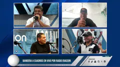 BANDERA A CUADROS EN VIVO POR RADIO OVACION