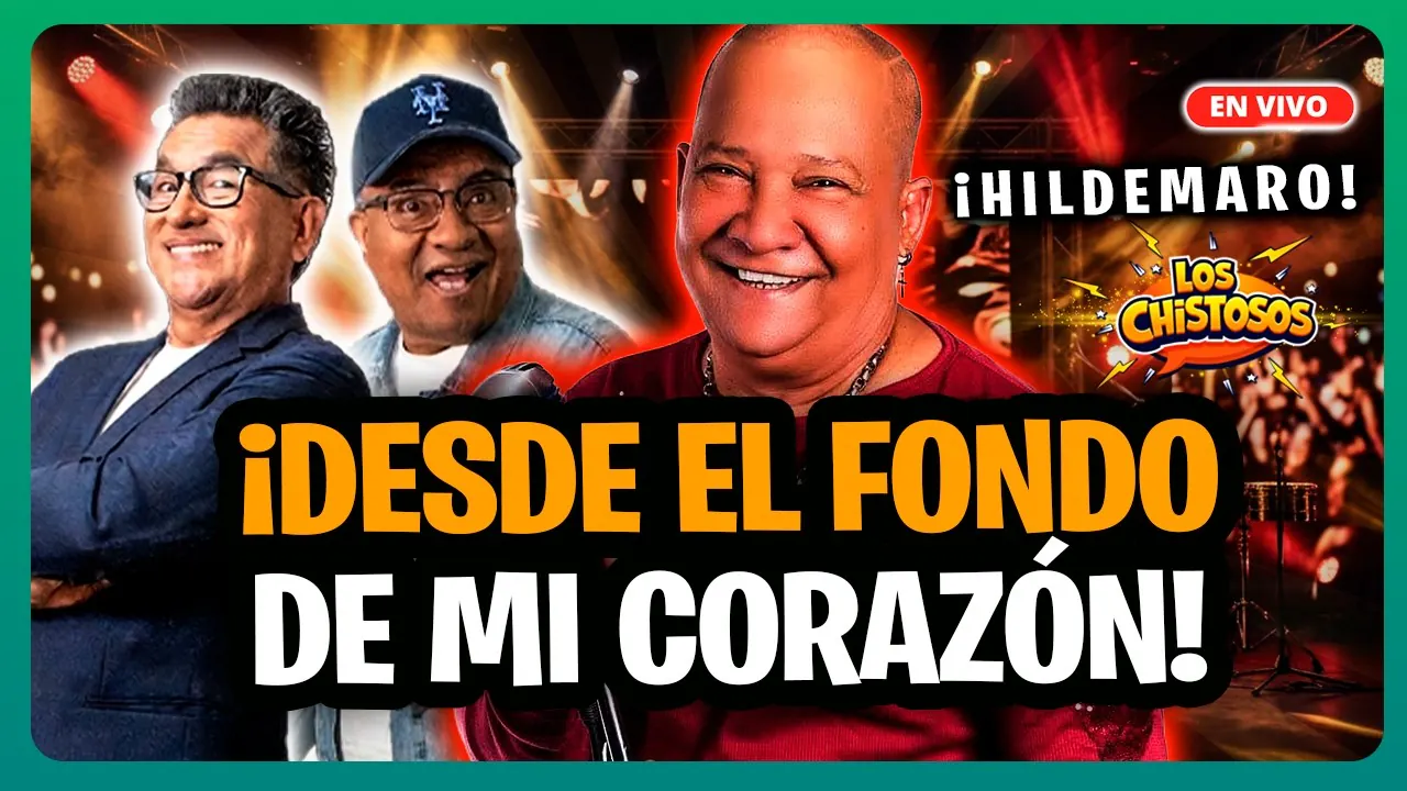 Reproducir: LOS CHISTOSOS 🔴EN VIVO ¡HILDEMARO "EL SONERO DEL AMOR"! CON HERNÁN VIDAURRE Y DANIEL MARQUINA