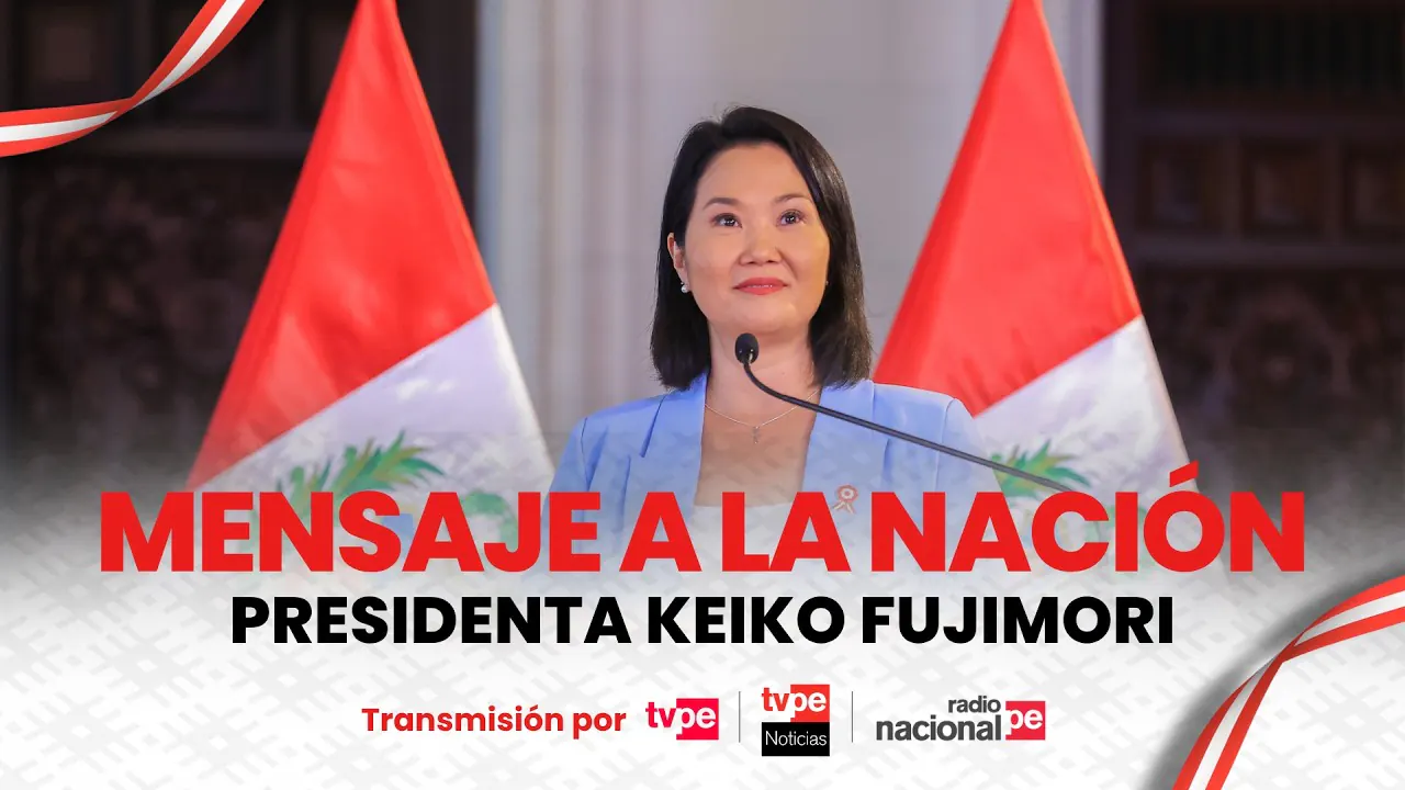 Reproducir: Keiko Fujimori EN VIVO brinda su primer mensaje a la nación como presidenta del Perú | TVPerú