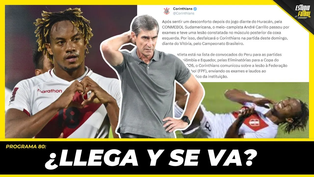 Reproducir: ¿LLEGA Y SE VA? André Carrillo sufre lesión y sería baja para las Eliminatorias