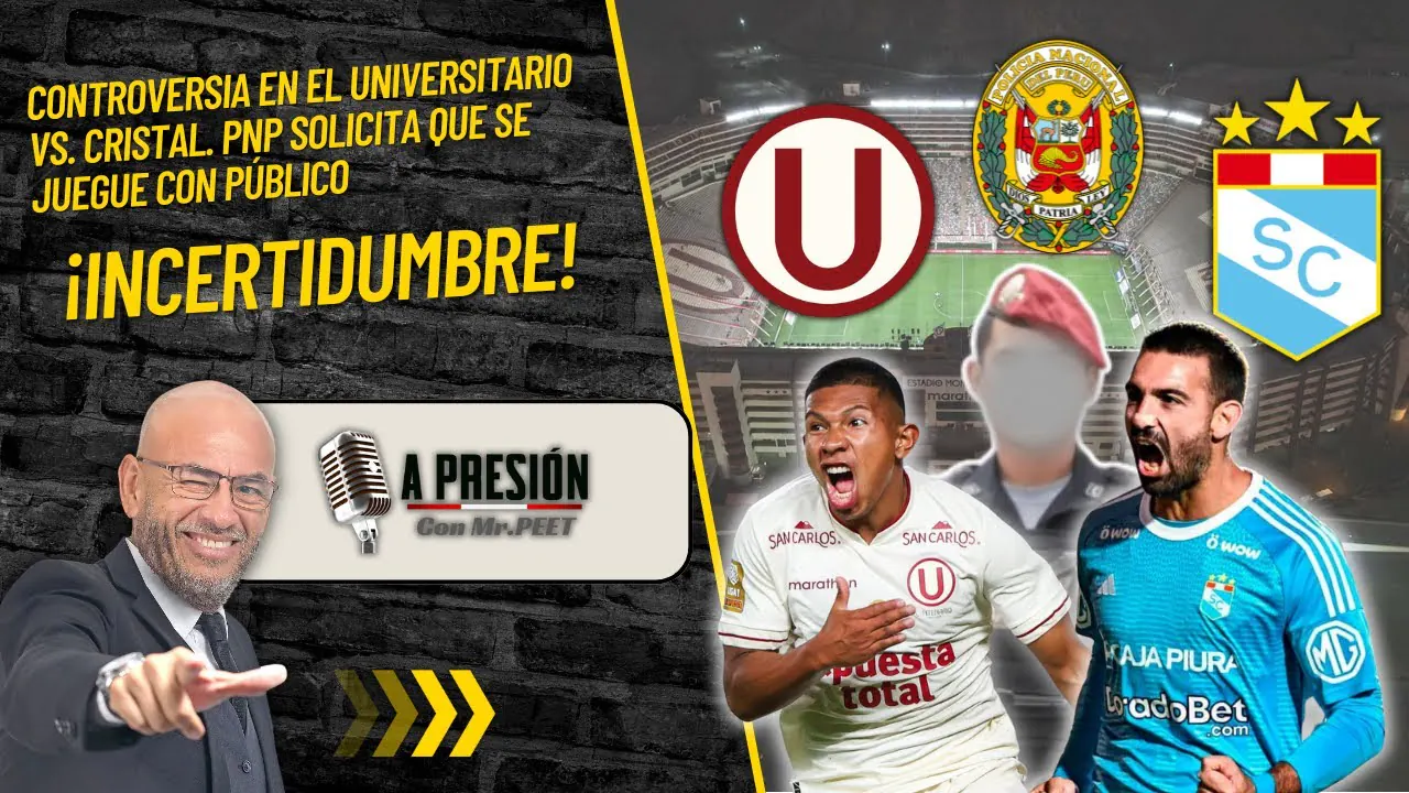Reproducir: ¡POLÉMICA TOTAL! PNP EXIGE PÚBLICO EN EL UNIVERSITARIO VS. CRISTAL