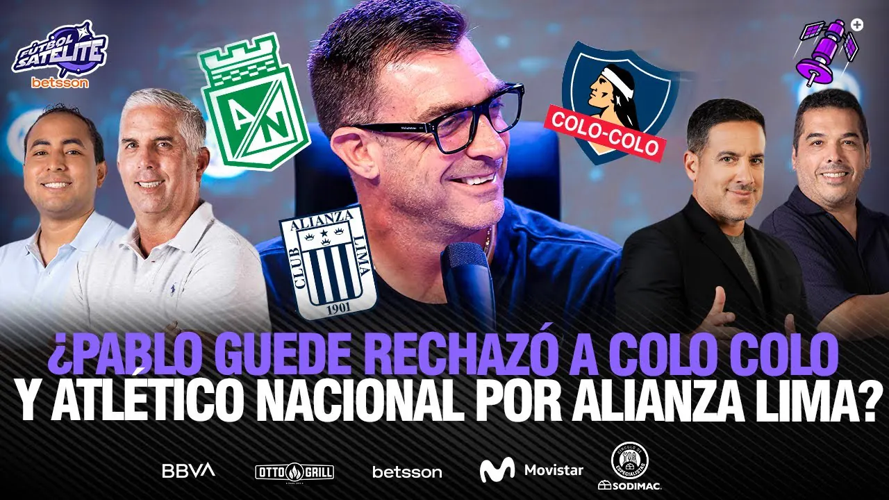 Reproducir: ¡¡PABLO GUEDE, DT DE ALIANZA LIMA, NOS VISITA EN #FÚTBOLSATÉLITE!!