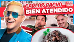 CARLOS CACHO METE SU CUCHARA I Arroz meloso en tinta de calamar I Studio Cocina