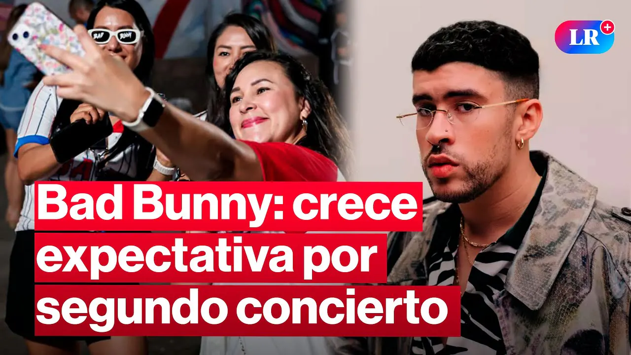 Reproducir: 🔴Crece la expectativa por el segundo día del concierto de Bad Bunny en Perú | #EnVivoLR