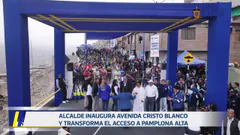 Inauguración de la av. Cristo Blanco | 16 de junio.