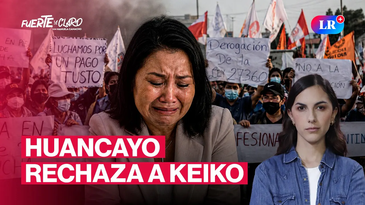 Reproducir: PROTESTAS, DETENIDOS Y RECHAZO A KEIKO EN HUANCAYO | FUERTE Y CLARO CON MANUELA CAMACHO