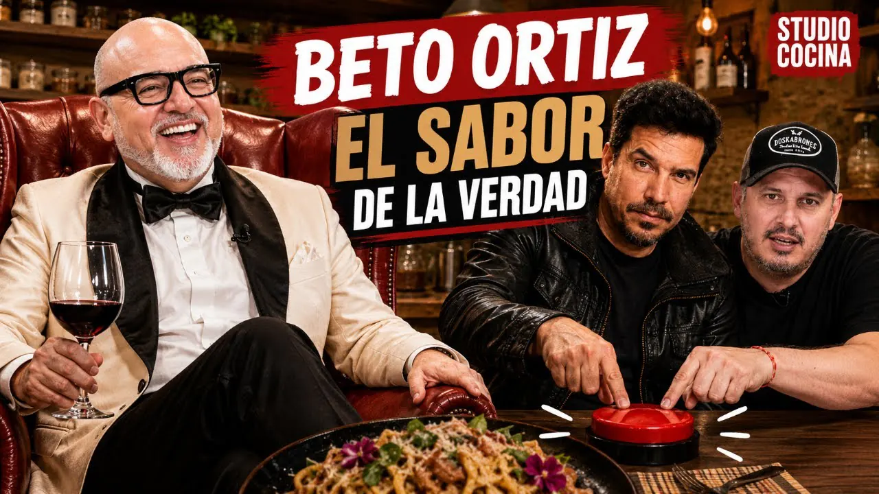 Reproducir: BETO ORTIZ SE SOMETE A SU PROPIA ENTREVISTA 🔴😱 | Studio Cocina